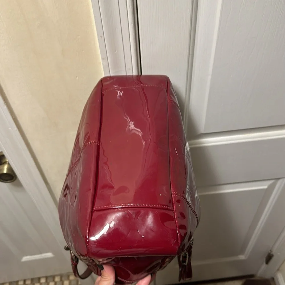 Red authentic Coach purse - Picture 8 of 8